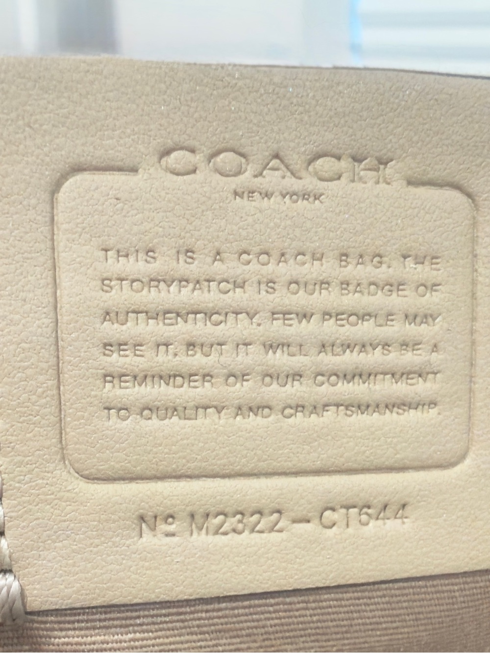 🤎 Coach Pace Chalk White Crescent Hobo Crossbody/ Shoulder Bag - Picture 9 of 16